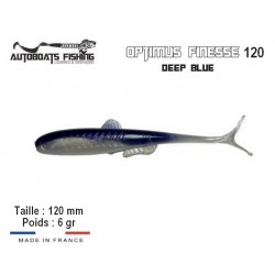 Leurre Souple Finesse - OPTIMUS FINESSE 120 Deep Blue - Autoboats Fishing