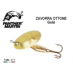 Cuiller Panther Martin -Zavorra Ottone - Gold